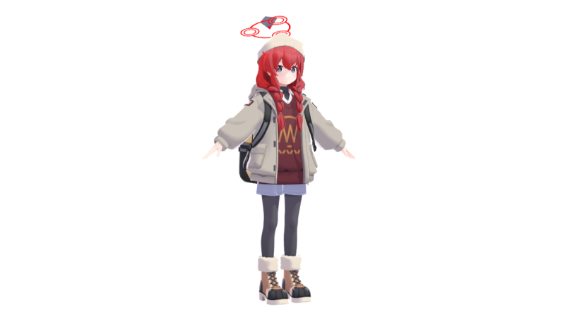 【Blender】小涂真纪-露营-小渣渣