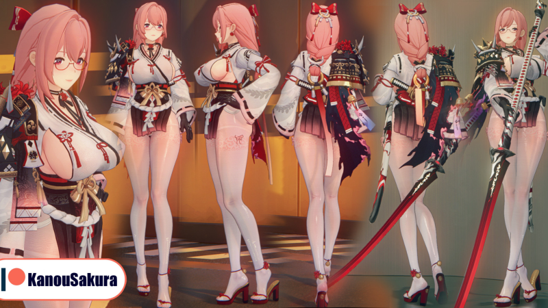 【Blender】月城柳巫女-小渣渣